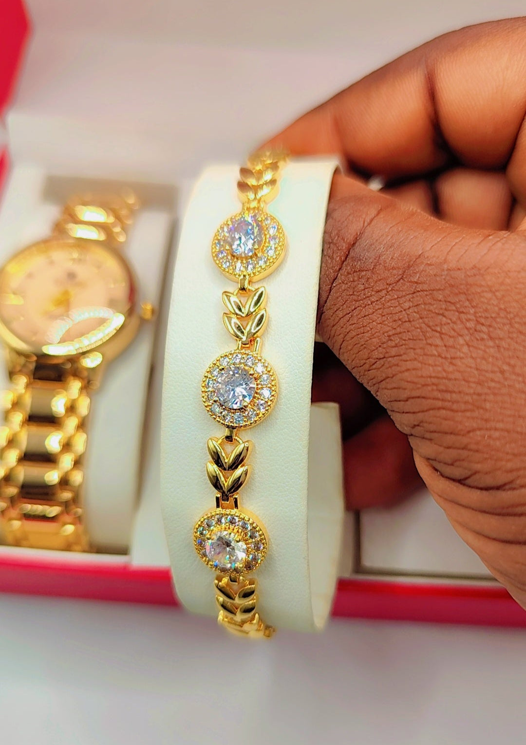 Coffret de bijoux de luxe pour femme aux motifs fleur tournesol